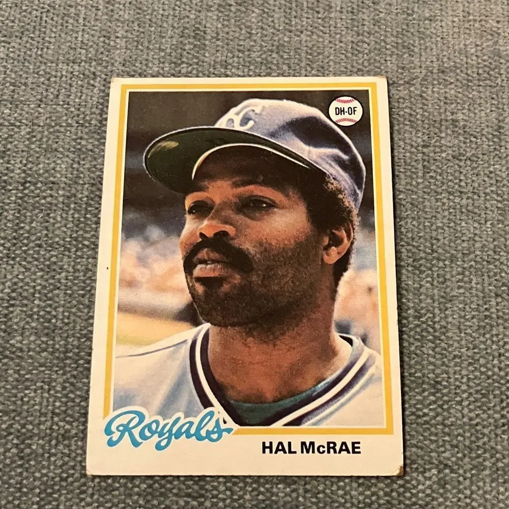 1978 Topps Kansas City Royals Baseball Card Trading Card